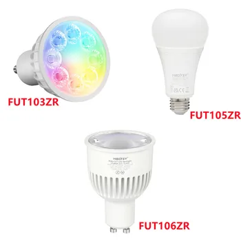 RGB + SKK LED Spot Ampul 4 W 6 W 12 W akıllı LED ışık GU10 / E27 FUT103ZR / FUT105ZR / FUT106ZR Zıgbee 3.0 + 2.4 G RF Uzaktan Kumanda