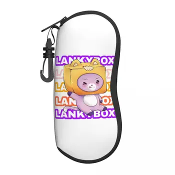 Sevimli Foxy Lankybox Gözlük Durumda Öğrenci Karikatür Okuma saklama Kutusu Hediye Göz Kontakları Durumda