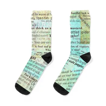Shakespeare'in En İyi Hakaret Çorap kadın sıcak tutan çoraplar Çok mutlu çorap erkekler varis çorabı Kadın