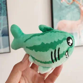 Stil Anahtarlık Araba Anahtarlık Süsler peluş doldurulmuş oyuncak Köpekbalığı Karpuz Anahtarlık Komik Oyuncak Köpekbalığı Akbaba Kolye