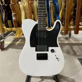 Tele Elektro Gitar Katı Vücut Gülağacı klavye Düz Beyaz Renk Yüksek Kaliteli Guitarra Ücretsiz Kargo