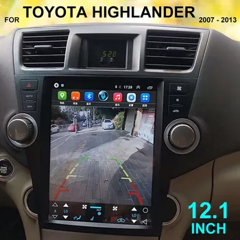 Toyota highlander 2007-2013 için 128G CARPLAY DSP Android 11 Araba multimedya Oynatıcı GPS Ses Radyo Kaydedici Kafa Ünitesi Otomatik Stereo