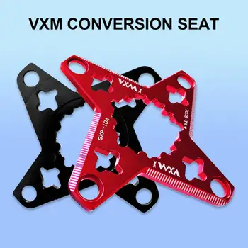 VXM Bisiklet Krank Dönüşüm Koltuk Alüminyum Alaşımlı Tek diskli Krank Dişli Plaka Tutucu Adaptörü Koltuk Dönüştürücü GXP To BCD 104mm