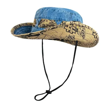Yeni Moda Kova şapka Erkekler ve Kadınlar için Sokak Moda Marka Eğlence Çok Yönlü Dağcılık Şapka Açık Batı kovboy şapkası