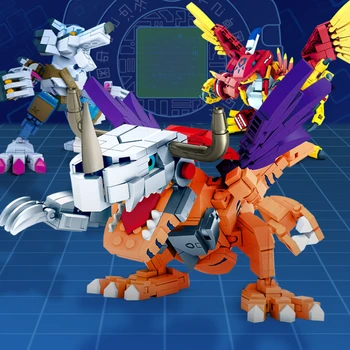Yeni Orijinal Digimon Macera Animasyon Oyunu Metal Greymon Monte Blok Model Oyuncaklar çocuk Hobiler doğum günü hediyesi Oyuncaklar