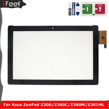Yüksek Kalite Yeni Dokunmatik Ekran Asus ZenPad Z300 Z300C Z300ML P021Frant Cam dokunmatik ekranlı sayısallaştırıcı grup 10.1 İnç