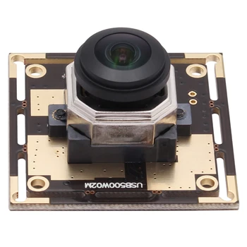 Yüksek Çözünürlüklü 5MP HD CMOS OV5640 170 derece geniş açılı balık gözü lens Otomatik Odaklama Kamerası USB Endüstriyel Kamera Modülü Güvenlik için