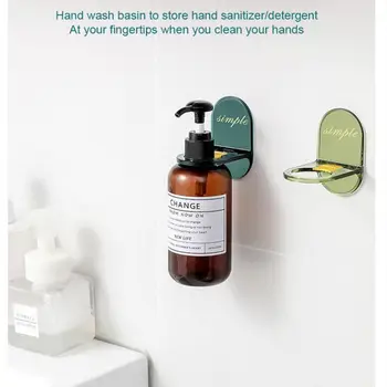Şampuan Raf Duvara Monte Sabun Duş Jeli Dağıtıcı Olmayan işaretleme Banyo mutfak düzenleyici Şişe Asılı Kanca Raf Su Geçirmez